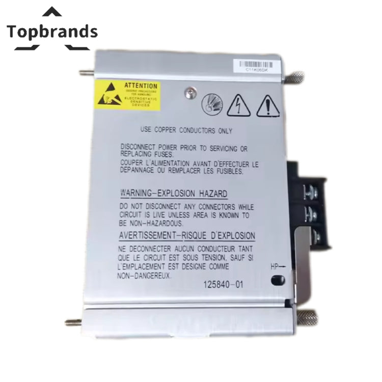 Bently Nevada 125840-01 High Voltage ac Power Input  Module (PIM) view 3