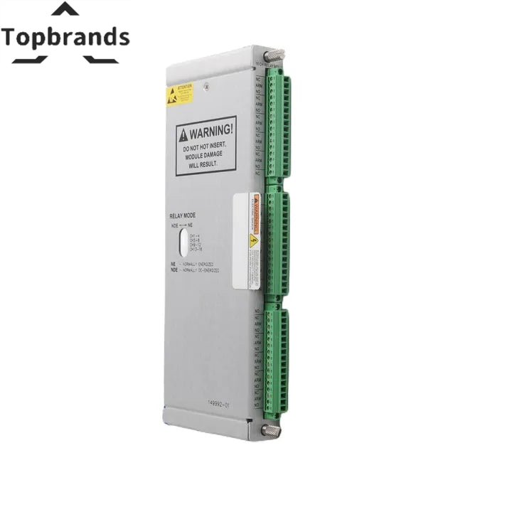Bently Nevada 3500/33 149992-02 Spare 16-Channel Failsafe Relay Output Module view 3
