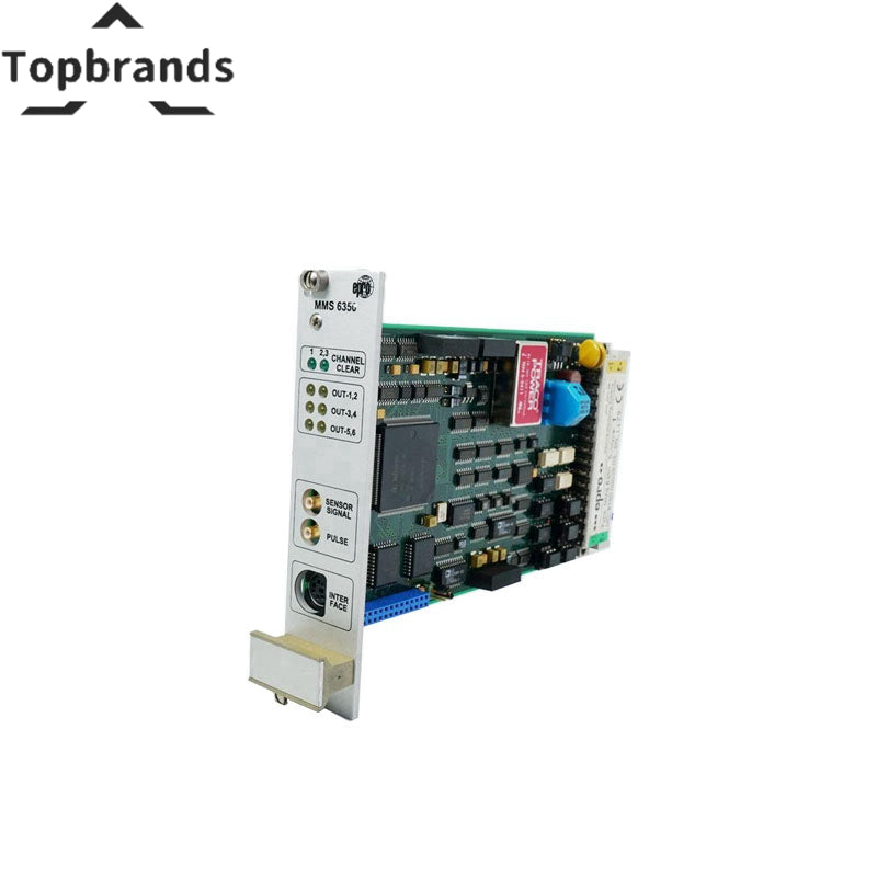 Emerson EPRO MMS 6822 Modbus RTU/TCP-IP Interface Card view 1